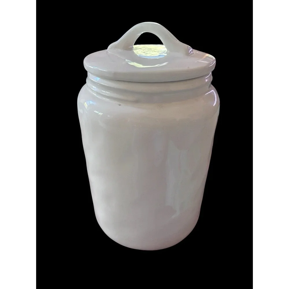 Rae Dunn Magenta 2017 COFFEE Canister Lid Ceramic 10.5